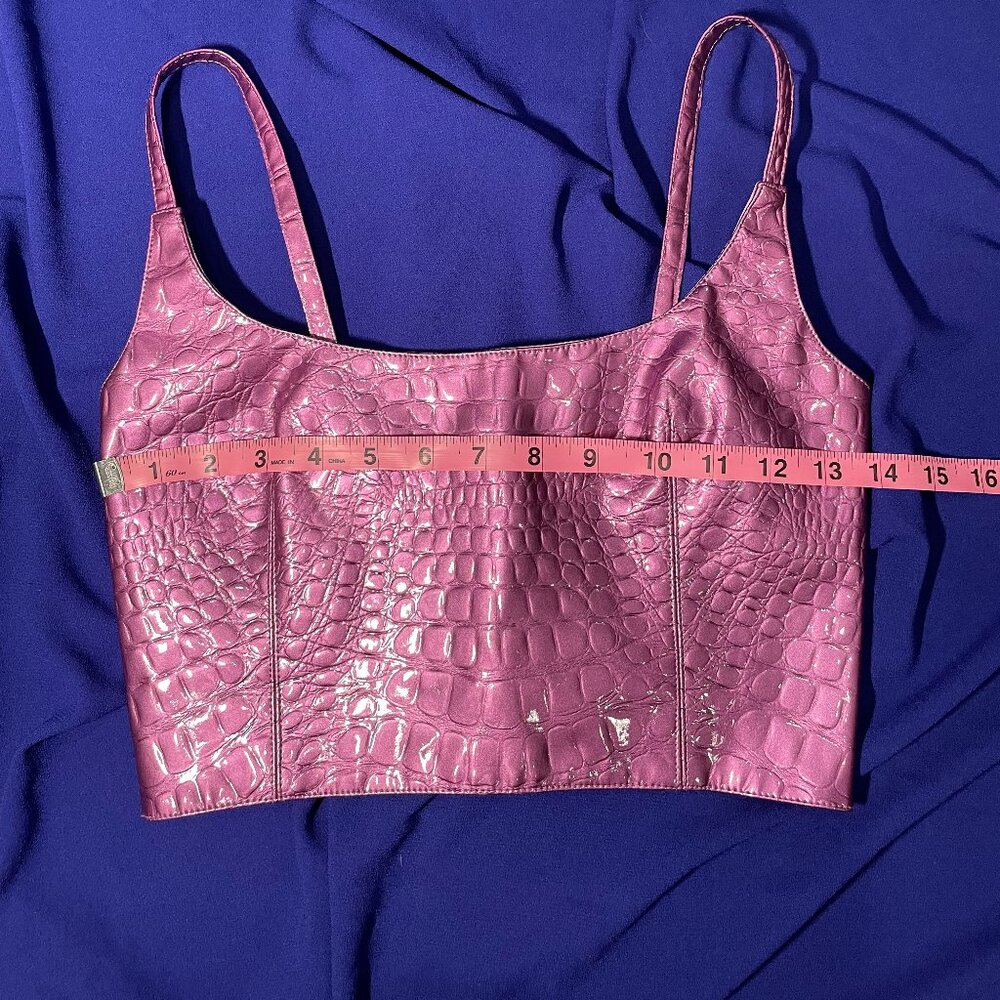 Mia Vesper Deadstock Croc Top - Picture 2 of 9